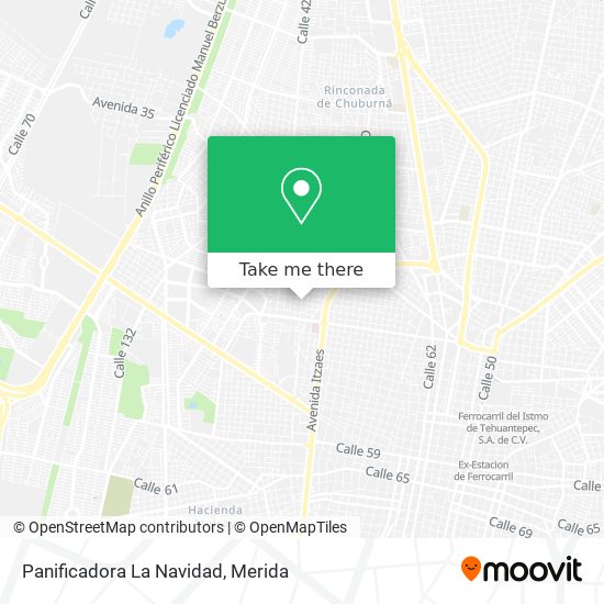 Mapa de Panificadora La Navidad