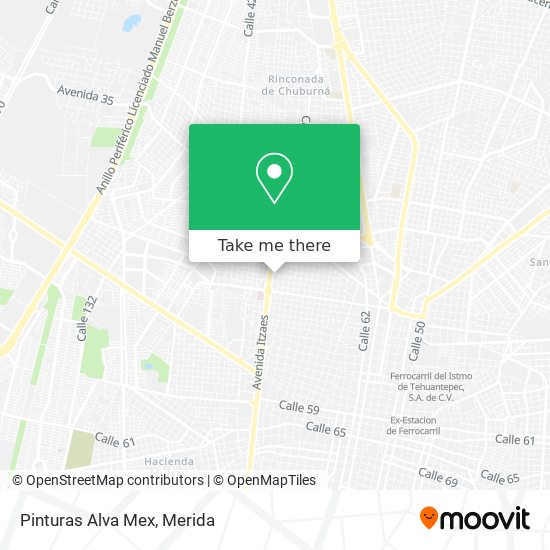 Mapa de Pinturas Alva Mex