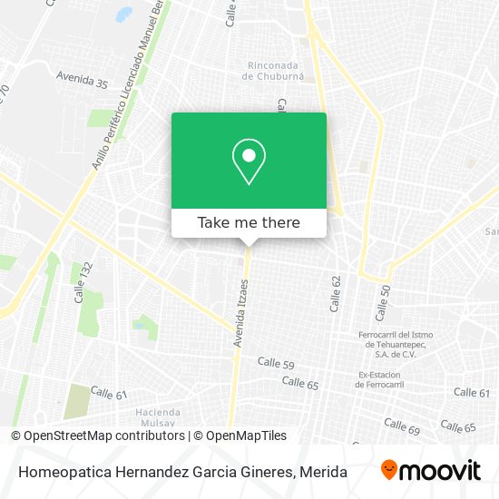 Homeopatica Hernandez Garcia Gineres map