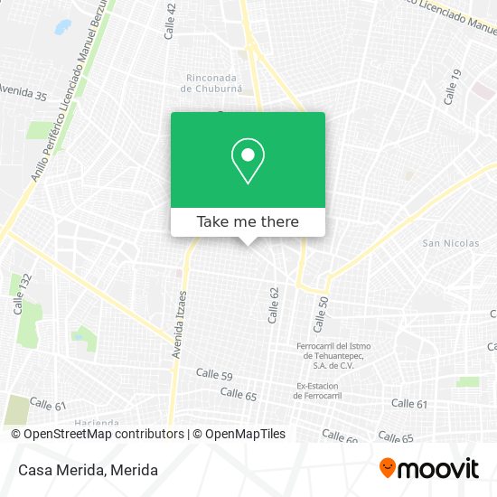 Mapa de Casa Merida