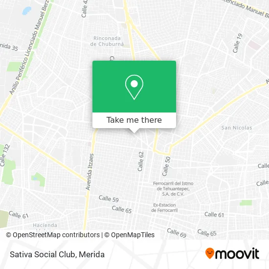 Sativa Social Club map
