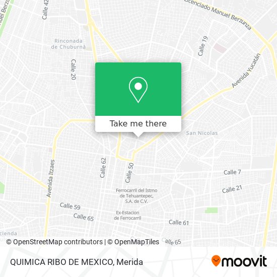 QUIMICA RIBO DE MEXICO map