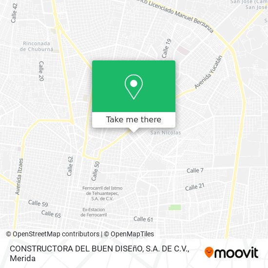 Mapa de CONSTRUCTORA DEL BUEN DISEñO, S.A. DE C.V.