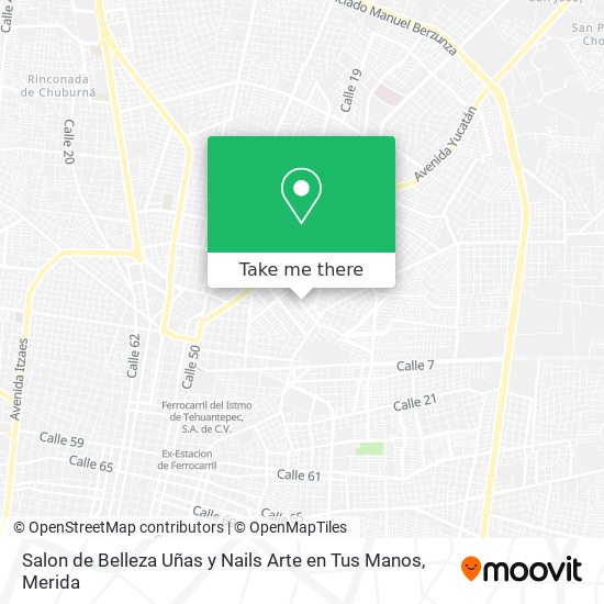 Salon de Belleza Uñas y Nails Arte en Tus Manos map