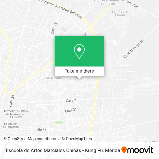Escuela de Artes Marciales Chinas - Kung Fu map