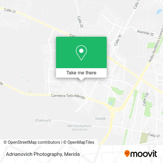 Mapa de Adrianovich Photography