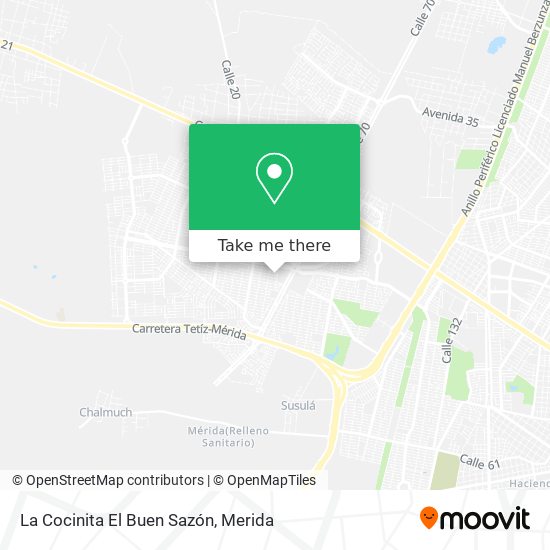 La Cocinita El Buen Sazón map