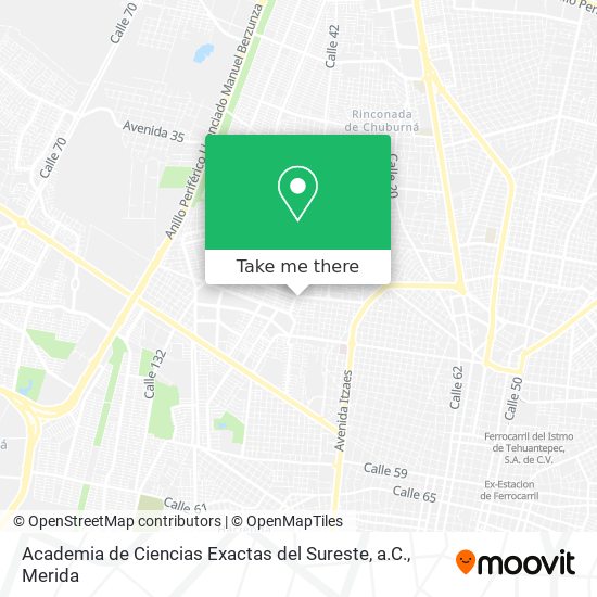 Academia de Ciencias Exactas del Sureste, a.C. map