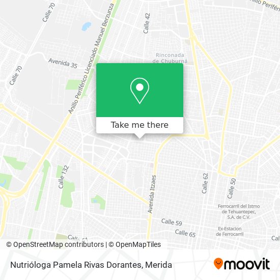 Mapa de Nutrióloga Pamela Rivas Dorantes