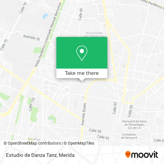 Estudio de Danza Tanz map