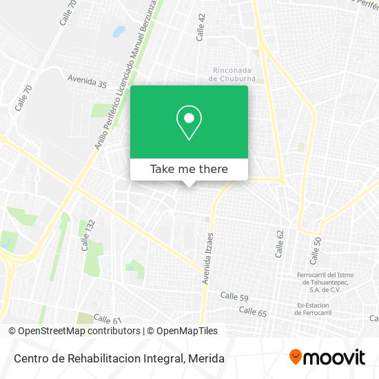 Mapa de Centro de Rehabilitacion Integral