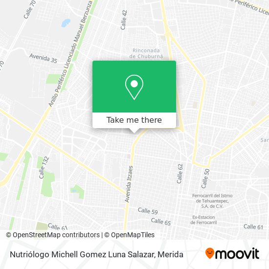 Mapa de Nutriólogo Michell Gomez Luna Salazar