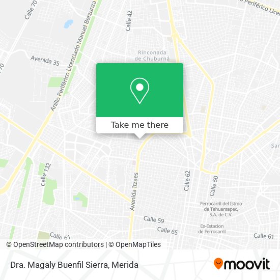 Dra. Magaly Buenfil Sierra map