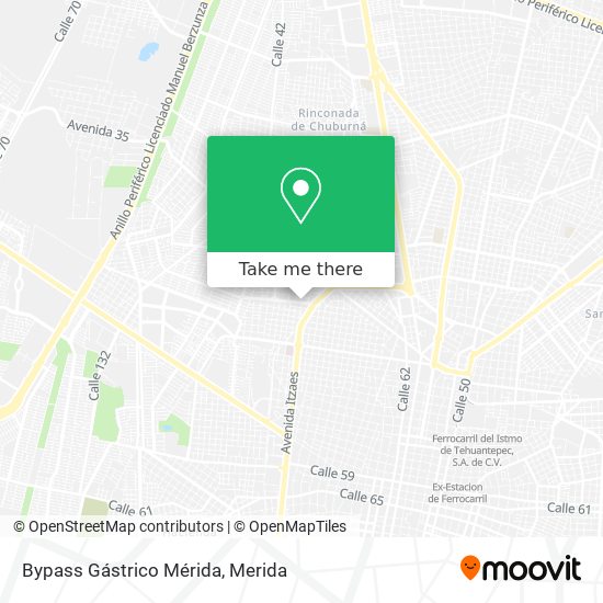 Mapa de Bypass Gástrico Mérida