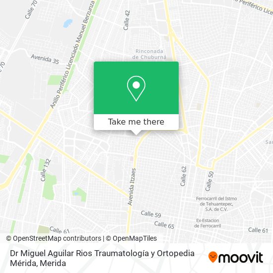 Dr Miguel Aguilar Rios Traumatología y Ortopedia Mérida map
