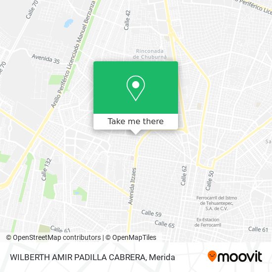 WILBERTH AMIR PADILLA CABRERA map
