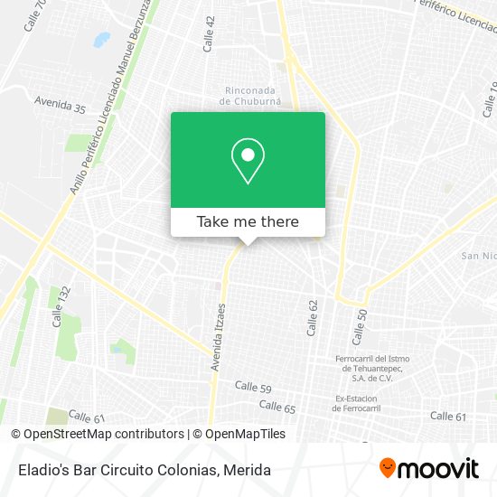 Eladio's Bar Circuito Colonias map