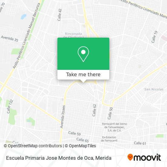 Mapa de Escuela Primaria Jose Montes de Oca