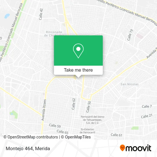 Montejo 464 map
