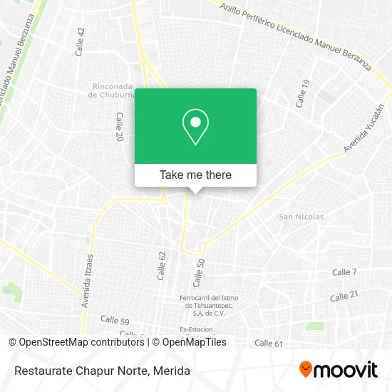 Mapa de Restaurate Chapur Norte