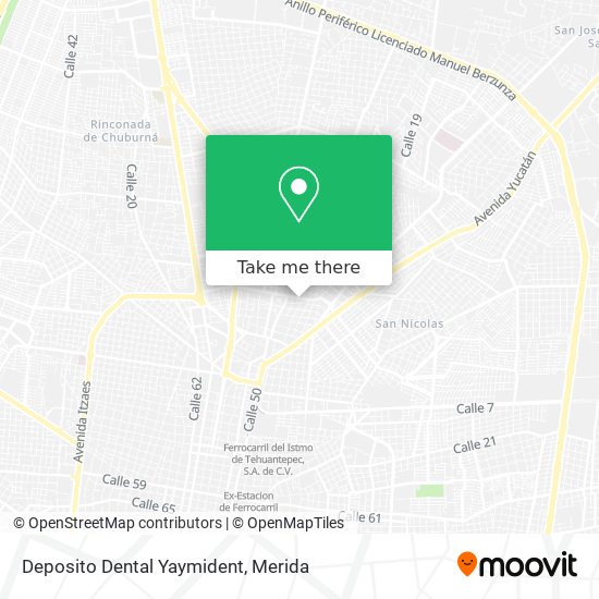 Deposito Dental Yaymident map