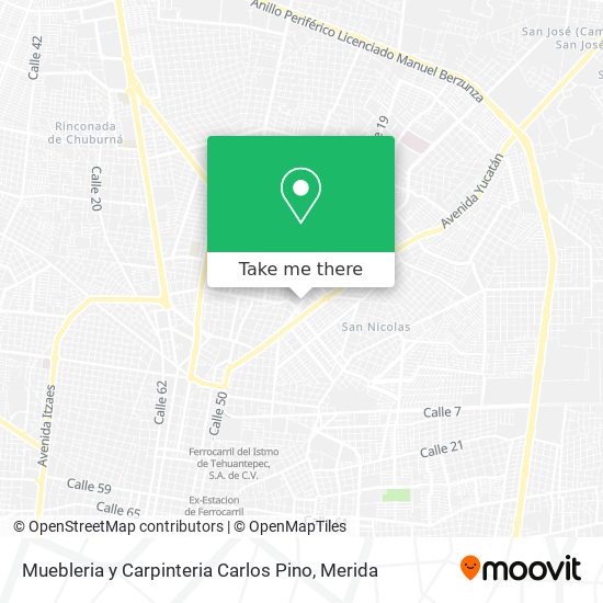 Muebleria y Carpinteria Carlos Pino map