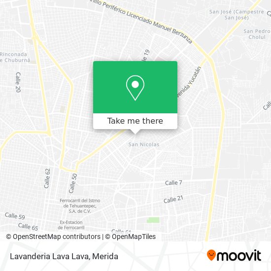 Mapa de Lavanderia Lava Lava