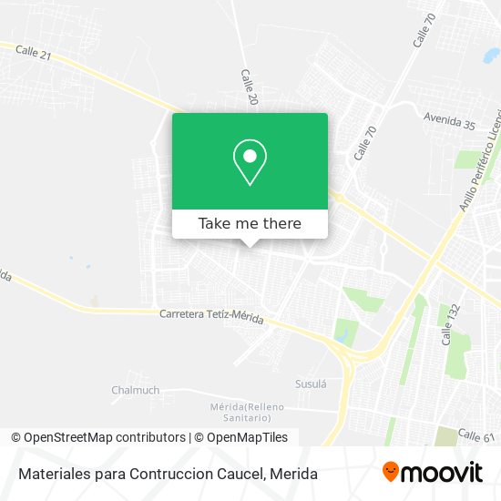 Materiales para Contruccion Caucel map