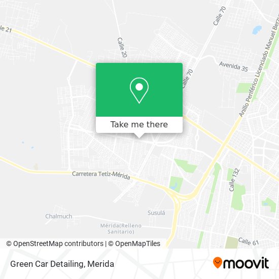 Green Car Detailing map