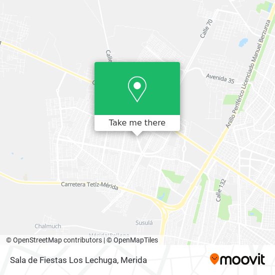 Sala de Fiestas Los Lechuga map