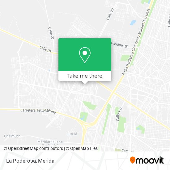 Mapa de La Poderosa