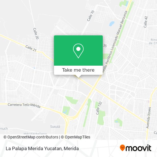 La Palapa Merida Yucatan map