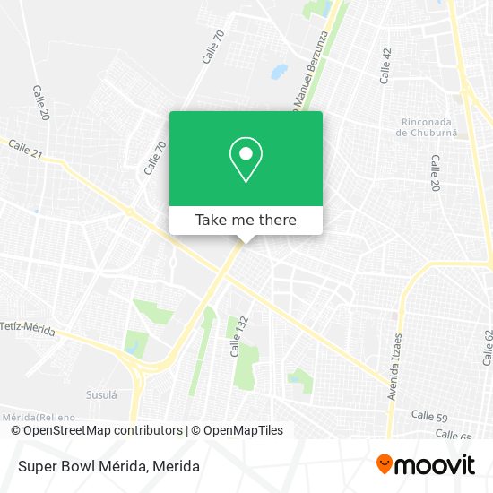 Super Bowl Mérida map