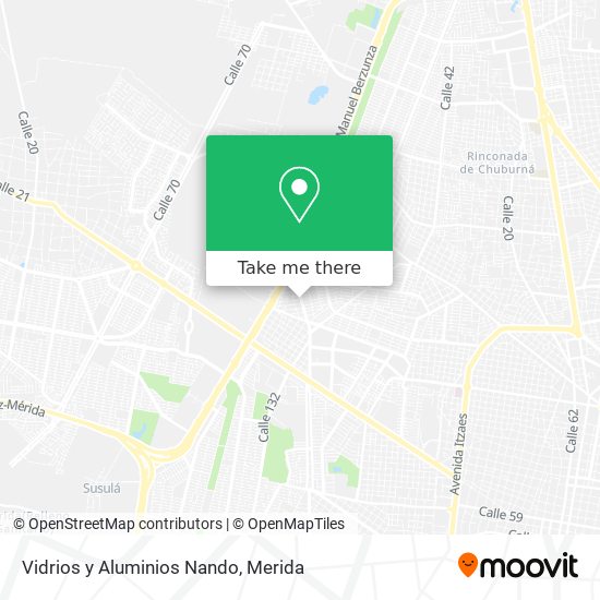 Vidrios y Aluminios Nando map