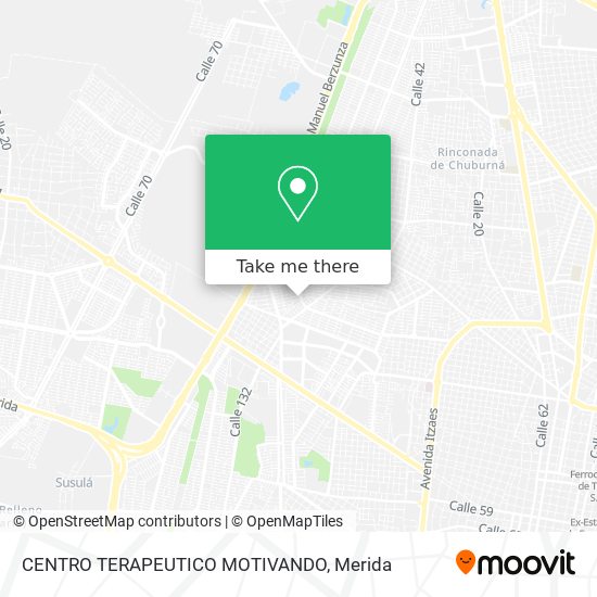 Mapa de CENTRO TERAPEUTICO MOTIVANDO