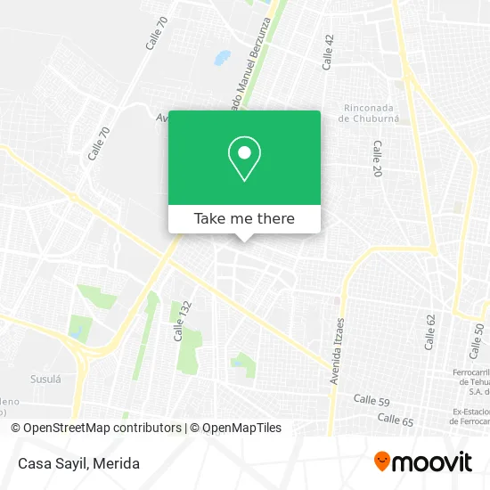 Casa Sayil map