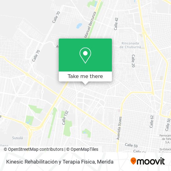 Mapa de Kinesic Rehabilitación y Terapia Física