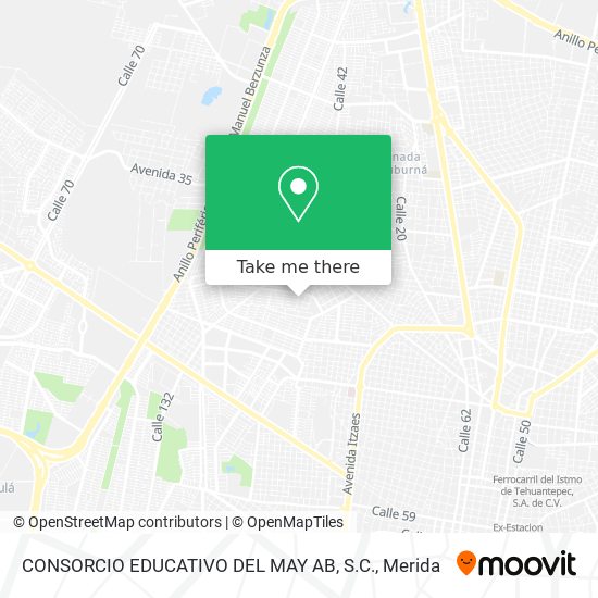 CONSORCIO EDUCATIVO DEL MAY AB, S.C. map