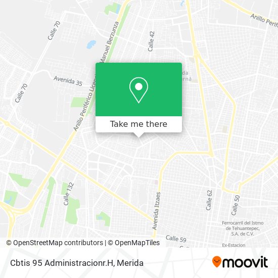 Cbtis 95 Administracionr.H map