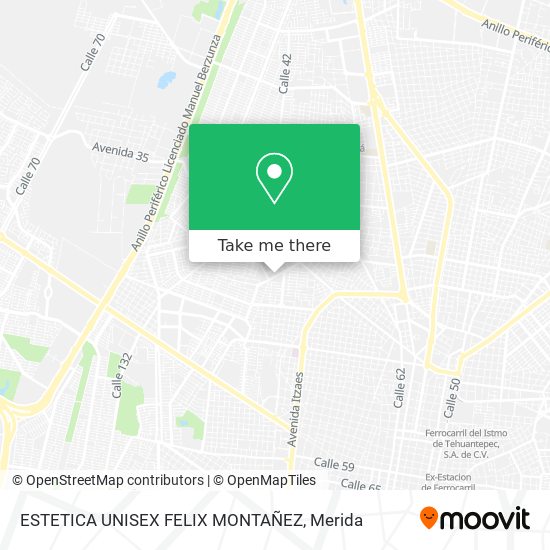 ESTETICA UNISEX FELIX MONTAÑEZ map