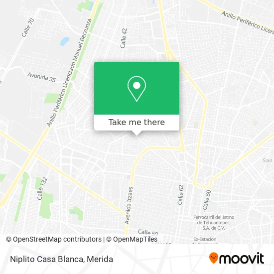 Mapa de Niplito Casa Blanca