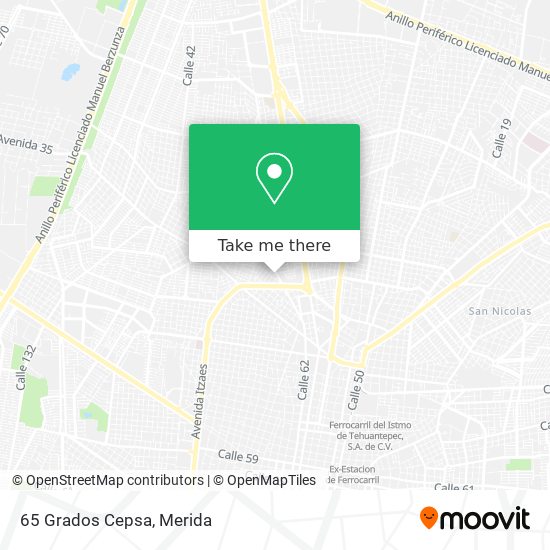 Mapa de 65 Grados Cepsa