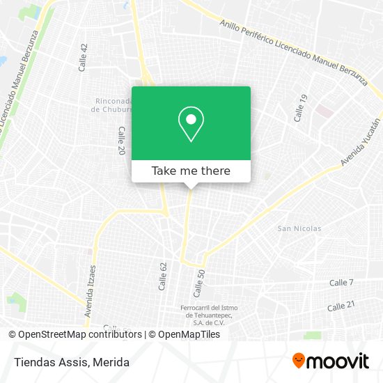 Tiendas Assis map