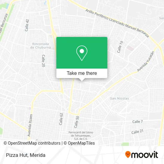Pizza Hut map