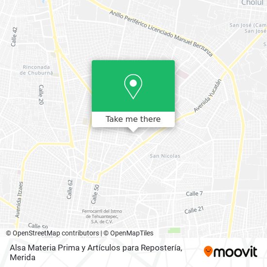Mapa de Alsa Materia Prima y Artículos para Repostería