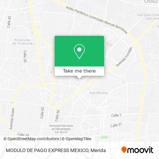 MODULO DE PAGO EXPRESS MEXICO map