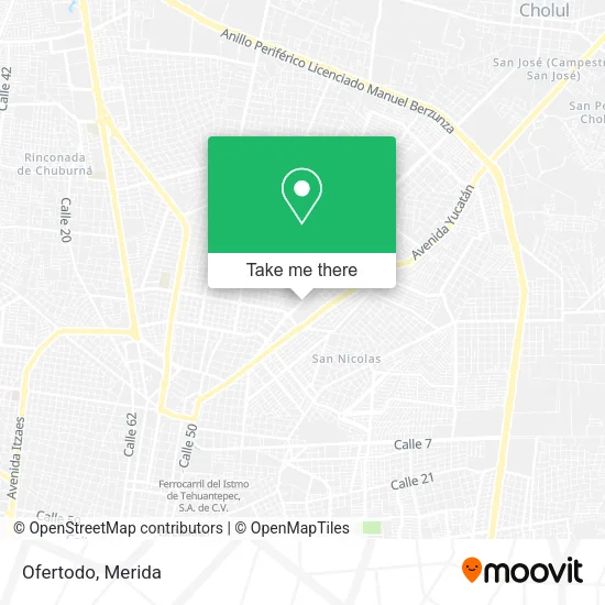 Ofertodo map