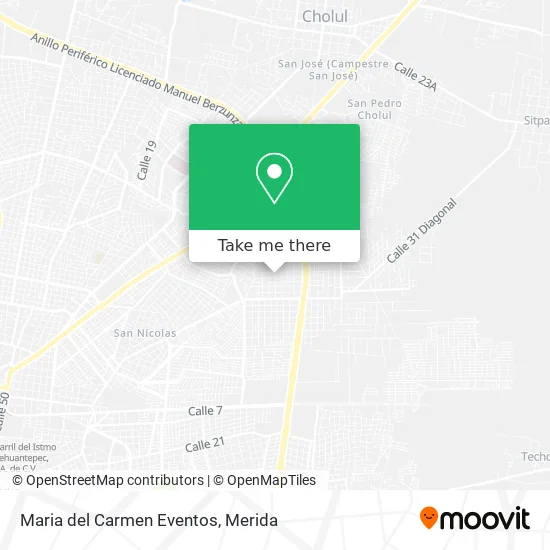 Maria del Carmen Eventos map