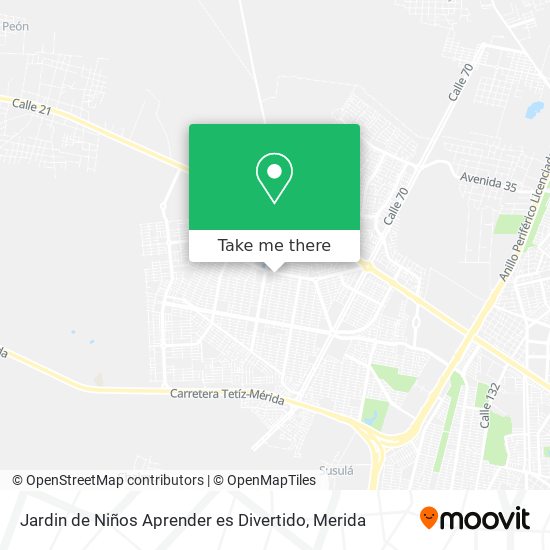 Jardin de Niños Aprender es Divertido map
