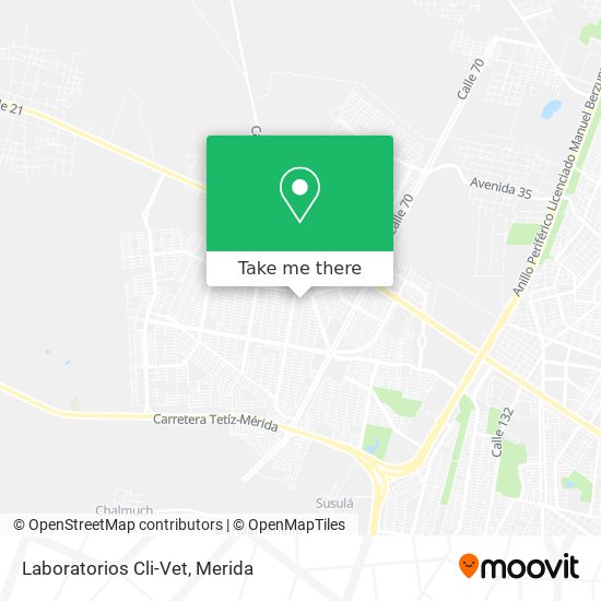 Mapa de Laboratorios Cli-Vet